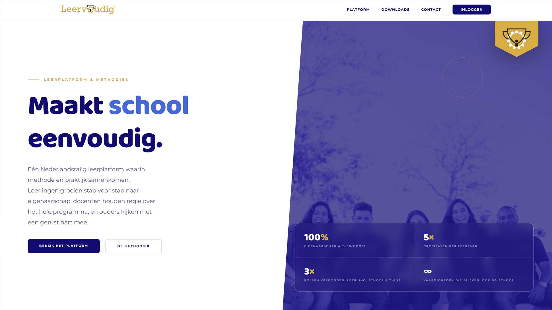 Leervoudig, website